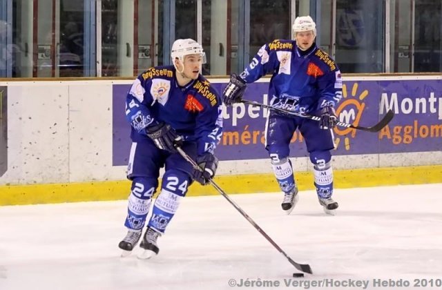 Photo hockey match Montpellier  - Brest  le 30/01/2010