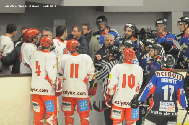 Photo hockey match Caen  - Valence le 06/02/2010