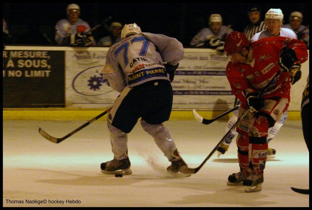 Photo hockey match Amnéville - Montpellier  le 06/02/2010