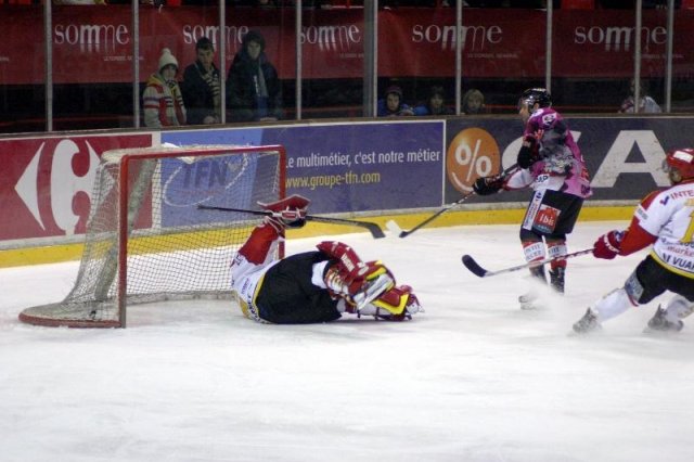 Photo hockey match Amiens  - Morzine-Avoriaz le 06/02/2010