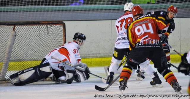 Photo hockey match Meudon - La Roche-sur-Yon le 06/02/2010