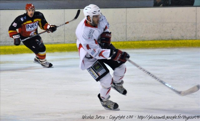 Photo hockey match Meudon - La Roche-sur-Yon le 06/02/2010
