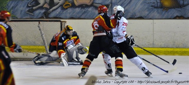 Photo hockey match Meudon - La Roche-sur-Yon le 06/02/2010