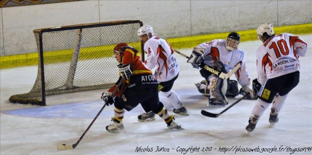 Photo hockey match Meudon - La Roche-sur-Yon le 06/02/2010