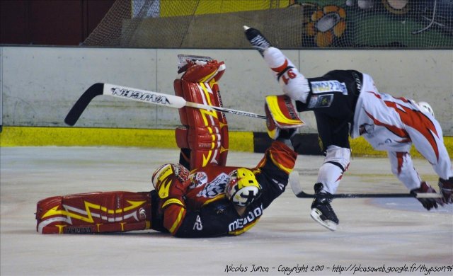 Photo hockey match Meudon - La Roche-sur-Yon le 06/02/2010
