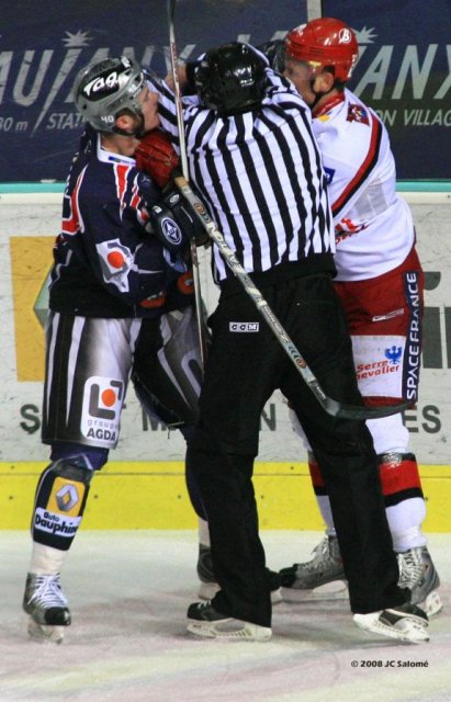 Photo hockey match Grenoble  - Briançon  le 21/03/2008