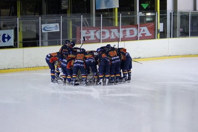 Photo hockey match Nice - Caen  le 13/02/2010