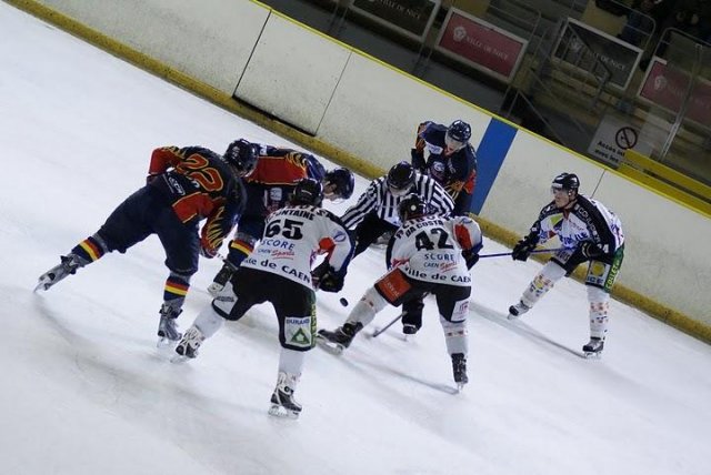 Photo hockey match Nice - Caen  le 13/02/2010