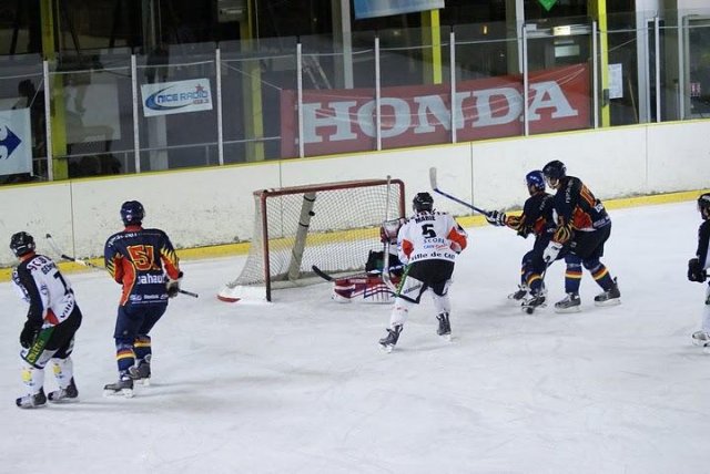 Photo hockey match Nice - Caen  le 13/02/2010