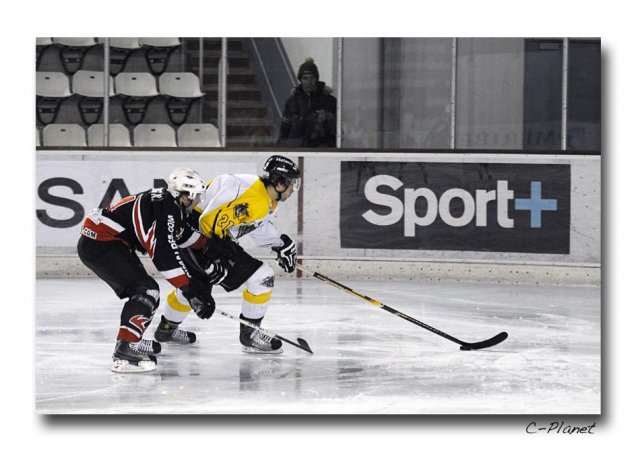 Photo hockey match Courchevel-Méribel-Pralognan - Rouen II le 13/02/2010