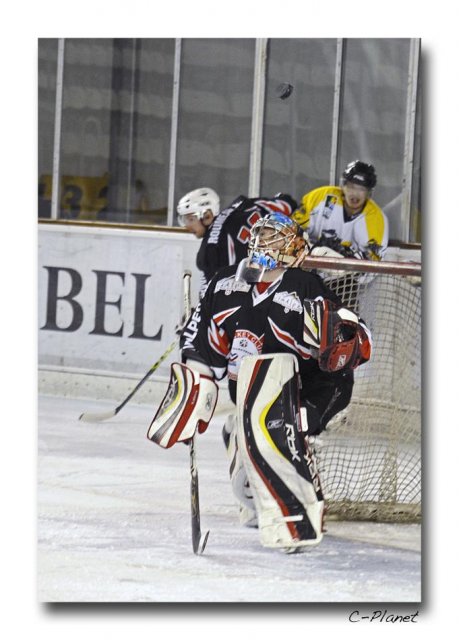 Photo hockey match Courchevel-Méribel-Pralognan - Rouen II le 13/02/2010