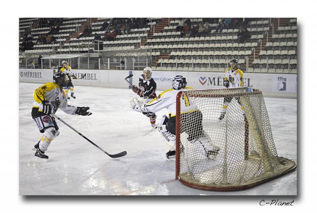 Photo hockey match Courchevel-Méribel-Pralognan - Rouen II le 13/02/2010