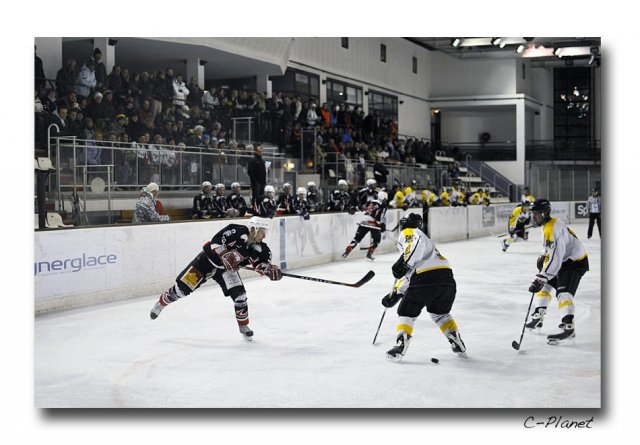 Photo hockey match Courchevel-Méribel-Pralognan - Rouen II le 13/02/2010
