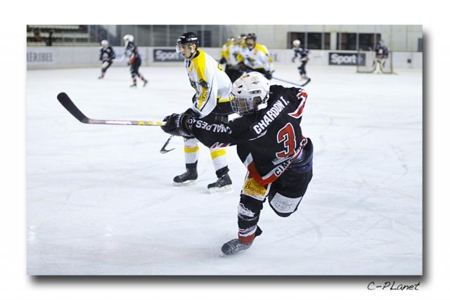 Photo hockey match Courchevel-Méribel-Pralognan - Rouen II le 13/02/2010