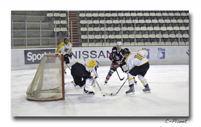 Photo hockey match Courchevel-Méribel-Pralognan - Rouen II le 13/02/2010