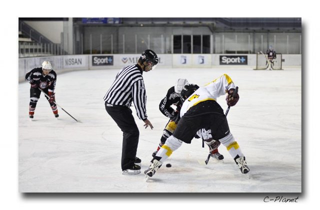 Photo hockey match Courchevel-Méribel-Pralognan - Rouen II le 13/02/2010