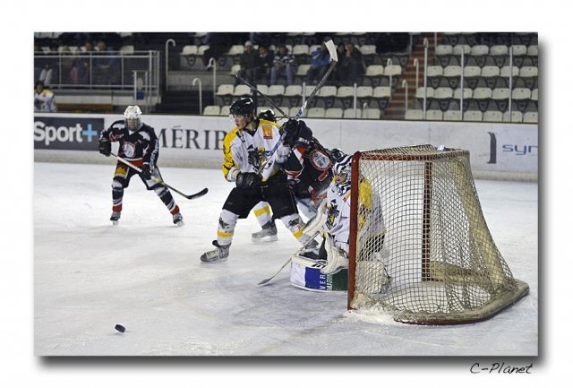 Photo hockey match Courchevel-Méribel-Pralognan - Rouen II le 13/02/2010
