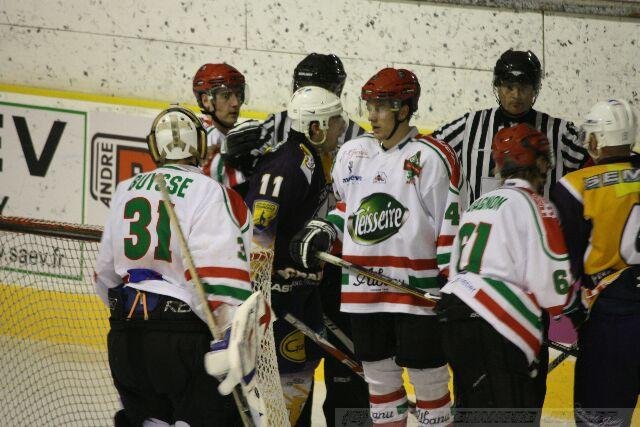 Photo hockey match Chamonix  - Mont-Blanc le 19/02/2010