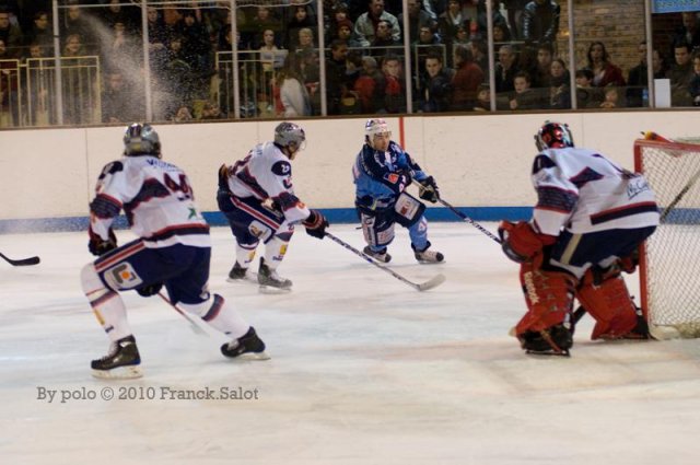 Photo hockey match Angers  - Grenoble  le 20/02/2010