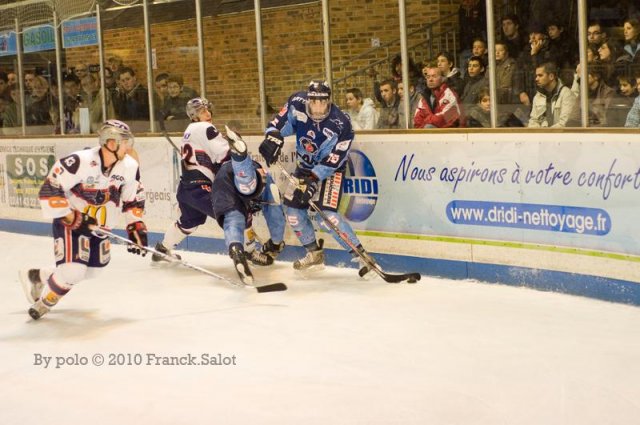 Photo hockey match Angers  - Grenoble  le 20/02/2010