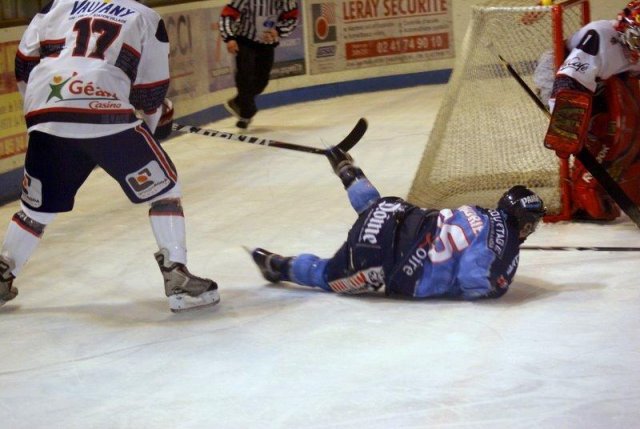 Photo hockey match Angers  - Grenoble  le 20/02/2010