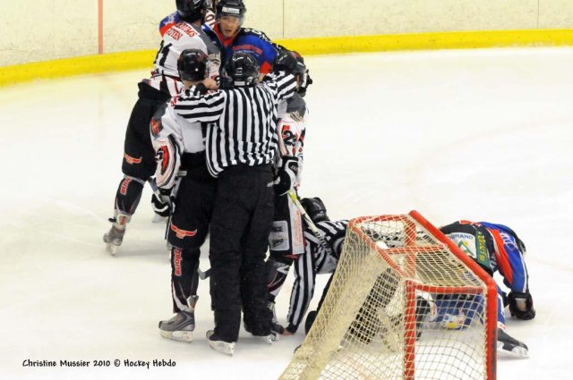 Photo hockey match Caen  - Mulhouse le 20/02/2010