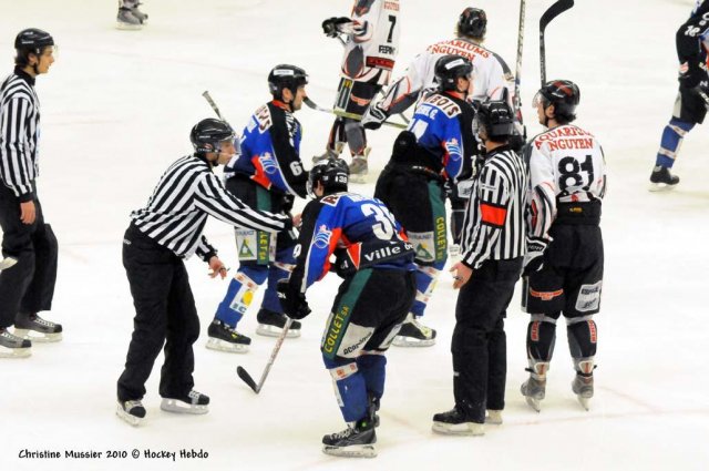 Photo hockey match Caen  - Mulhouse le 20/02/2010