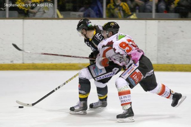 Photo hockey match Rouen - Amiens  le 20/02/2010