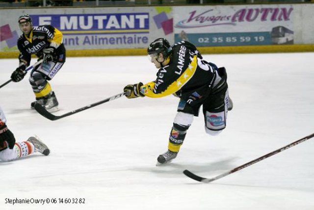 Photo hockey match Rouen - Amiens  le 20/02/2010