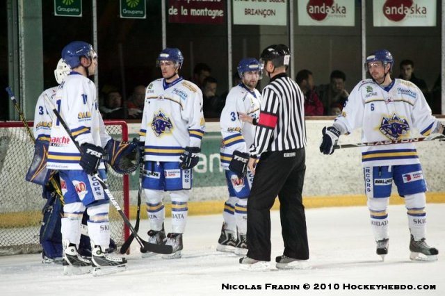 Photo hockey match Briançon  - Villard-de-Lans le 23/02/2010