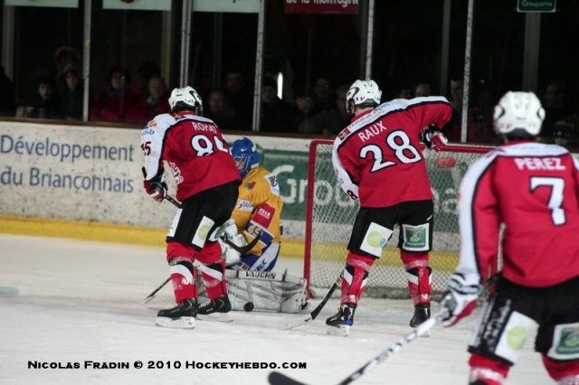 Photo hockey match Briançon  - Dijon  le 27/02/2010