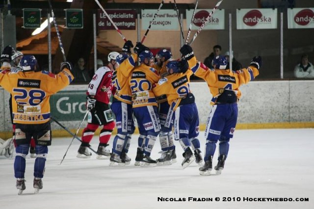 Photo hockey match Briançon  - Dijon  le 27/02/2010