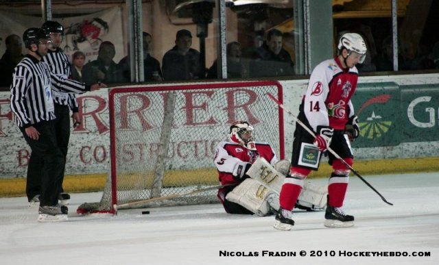 Photo hockey match Briançon  - Dijon  le 27/02/2010