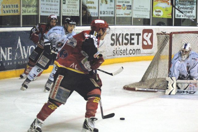 Photo hockey match Morzine-Avoriaz - Angers  le 27/02/2010