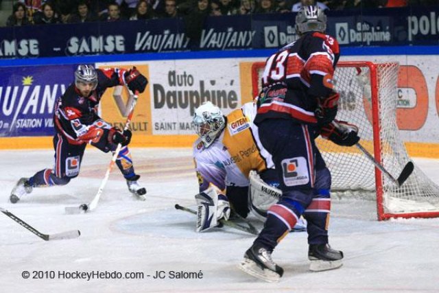 Photo hockey match Grenoble  - Chamonix  le 02/03/2010