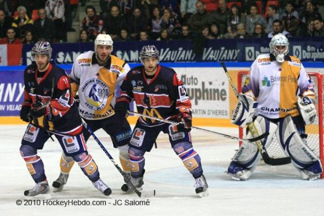 Photo hockey match Grenoble  - Chamonix  le 02/03/2010