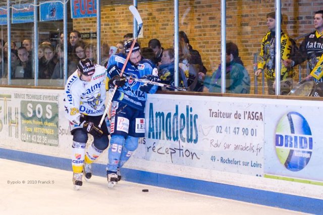 Photo hockey match Angers  - Rouen le 02/03/2010