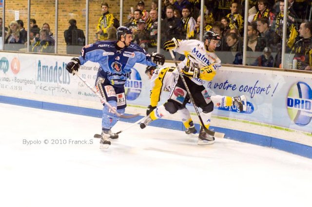 Photo hockey match Angers  - Rouen le 02/03/2010