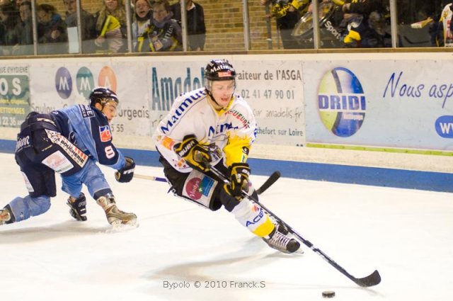 Photo hockey match Angers  - Rouen le 02/03/2010