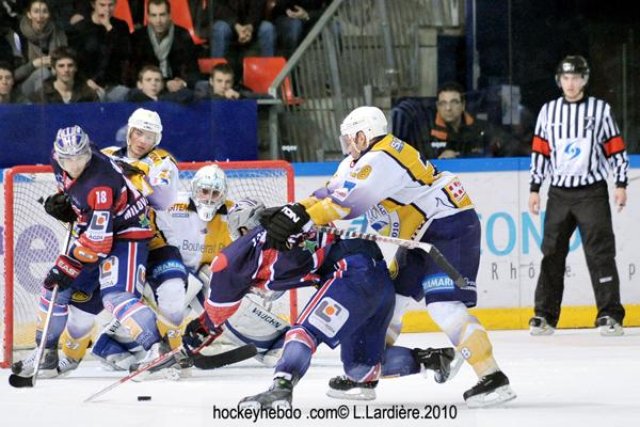 Photo hockey match Grenoble  - Chamonix  le 02/03/2010
