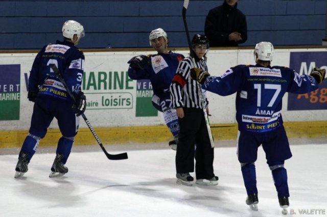 Photo hockey match Montpellier  - Courbevoie  le 06/03/2010
