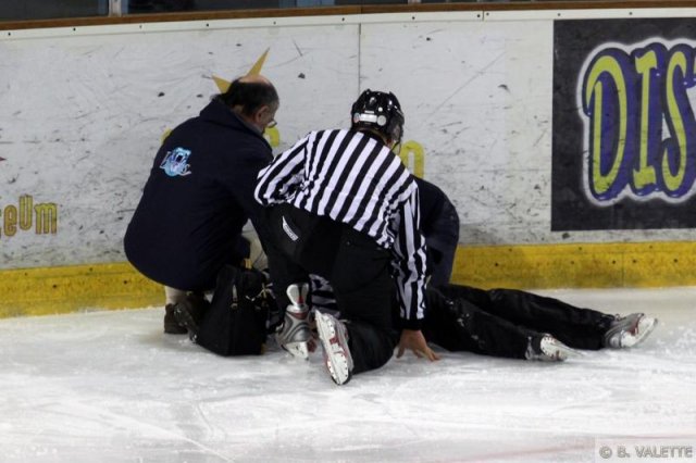 Photo hockey match Montpellier  - Courbevoie  le 06/03/2010
