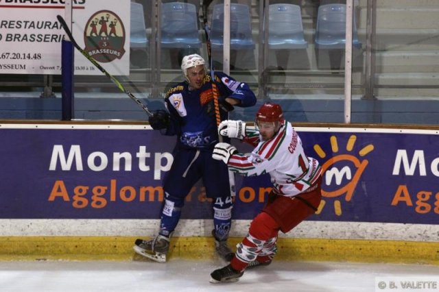 Photo hockey match Montpellier  - Courbevoie  le 06/03/2010