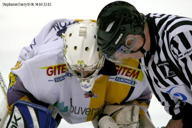 Photo hockey match Rouen - Chamonix  le 16/03/2010