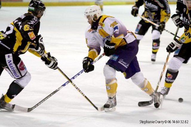 Photo hockey match Rouen - Chamonix  le 16/03/2010