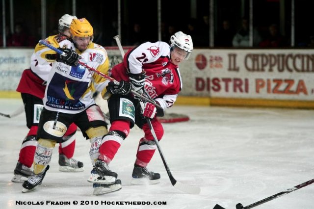 Photo hockey match Briançon  - Strasbourg  le 16/03/2010