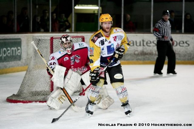 Photo hockey match Briançon  - Strasbourg  le 16/03/2010