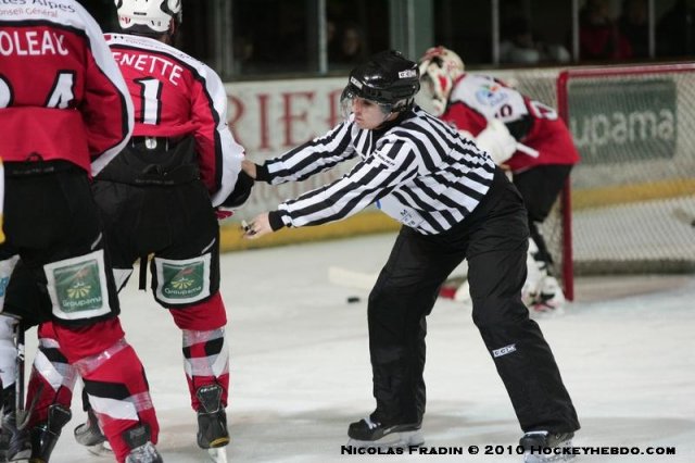 Photo hockey match Briançon  - Strasbourg  le 16/03/2010