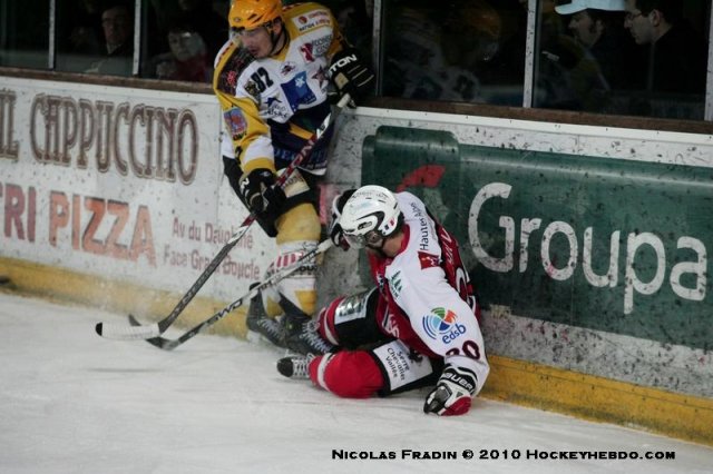 Photo hockey match Briançon  - Strasbourg  le 17/03/2010