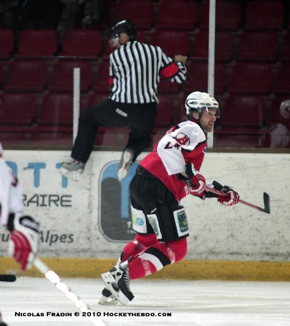 Photo hockey match Briançon  - Strasbourg  le 17/03/2010
